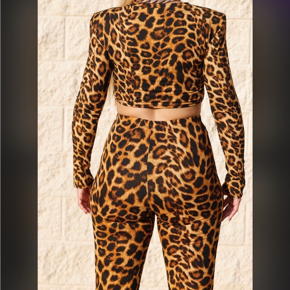 Leopard 2 Piece Pant Set - Picture 4 of 4